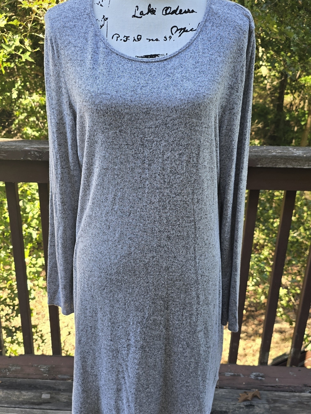 Everyday Soft Knit Midi Dress — Heather Gray